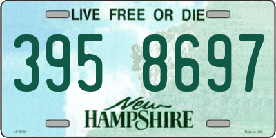 NH license plate 3958697