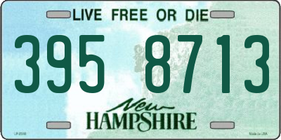 NH license plate 3958713