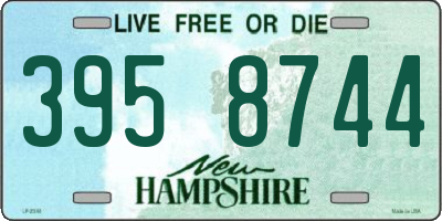 NH license plate 3958744