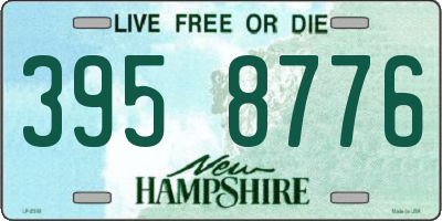 NH license plate 3958776