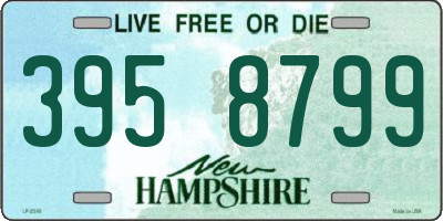 NH license plate 3958799