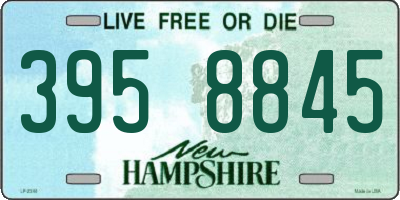 NH license plate 3958845