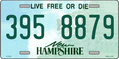 NH license plate 3958879