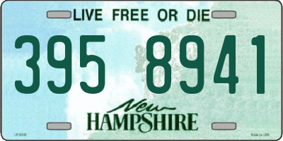 NH license plate 3958941