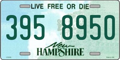 NH license plate 3958950