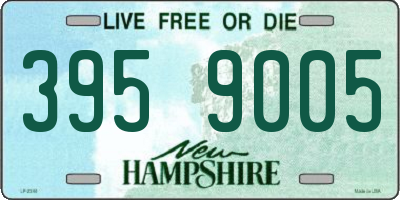 NH license plate 3959005