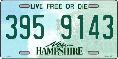NH license plate 3959143