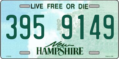 NH license plate 3959149