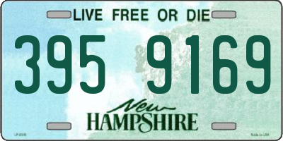 NH license plate 3959169