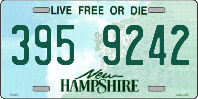 NH license plate 3959242