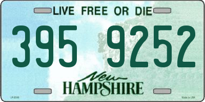 NH license plate 3959252