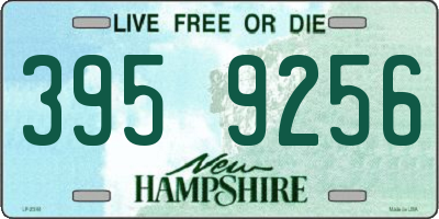 NH license plate 3959256