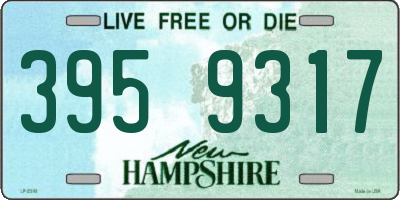 NH license plate 3959317