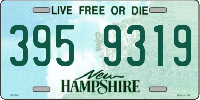 NH license plate 3959319