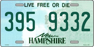 NH license plate 3959332
