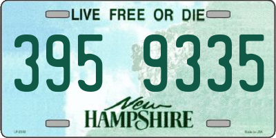 NH license plate 3959335