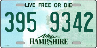NH license plate 3959342