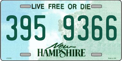 NH license plate 3959366