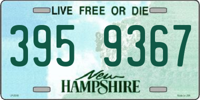 NH license plate 3959367