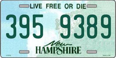 NH license plate 3959389