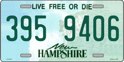 NH license plate 3959406