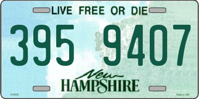 NH license plate 3959407