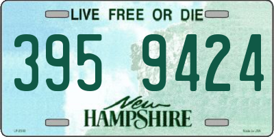 NH license plate 3959424