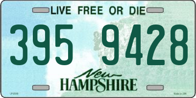 NH license plate 3959428