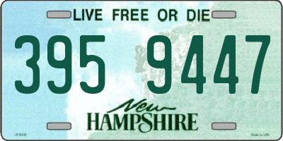 NH license plate 3959447