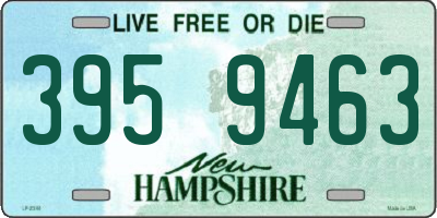 NH license plate 3959463