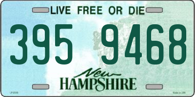 NH license plate 3959468