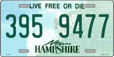 NH license plate 3959477