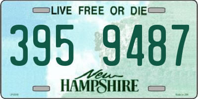 NH license plate 3959487
