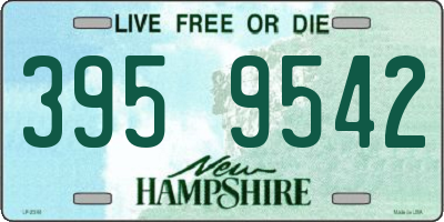 NH license plate 3959542