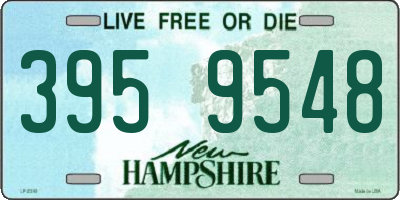 NH license plate 3959548