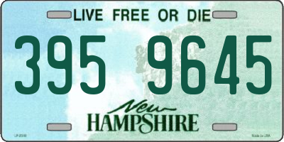 NH license plate 3959645