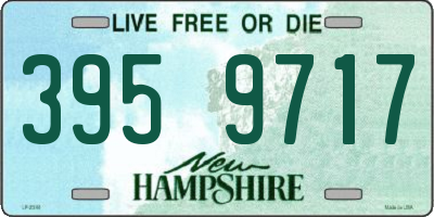 NH license plate 3959717