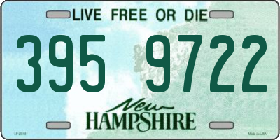 NH license plate 3959722