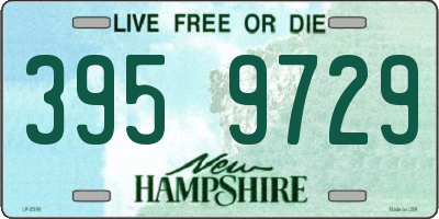 NH license plate 3959729