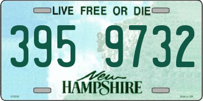 NH license plate 3959732