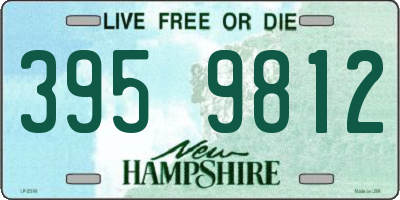 NH license plate 3959812