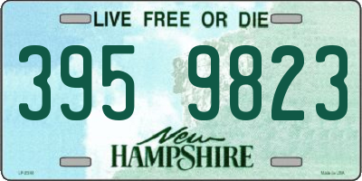 NH license plate 3959823