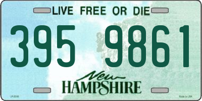 NH license plate 3959861