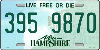 NH license plate 3959870