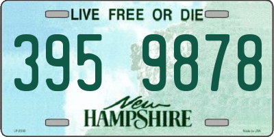NH license plate 3959878