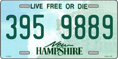 NH license plate 3959889