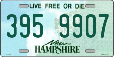 NH license plate 3959907