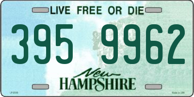 NH license plate 3959962