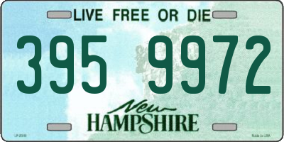 NH license plate 3959972