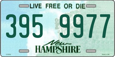 NH license plate 3959977